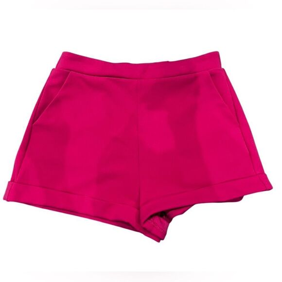 Sincerely Jules Vibrant Pink slip on shorts size Medium - Picture 1 of 10